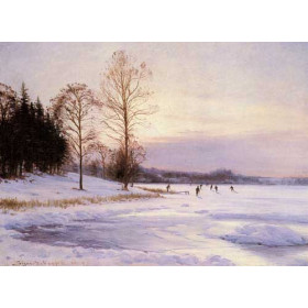 Skaters on A Frozen Pond