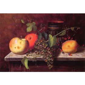 Still Life with Fruit and Vase