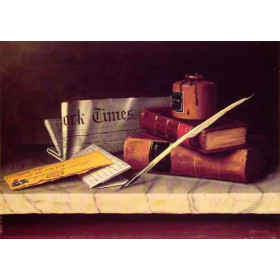 Still Life with Letter to Thomas B. Clarke