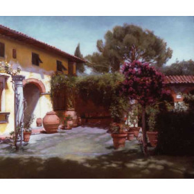 Courtyard in August (Toscana)