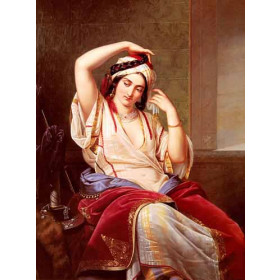 A Harem Beauty At Her Toilette