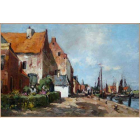 De haven van Elburg