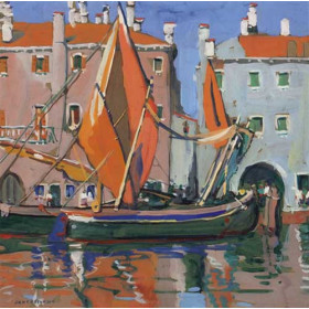 Colorful Sails in Venice