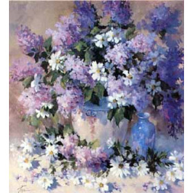 Lilacs and Daisies