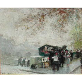 Booksellers along the Seine