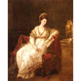 Portrait of Louise Henrietta Campbell, Later Lady Scarlett, as The Muse of Literature