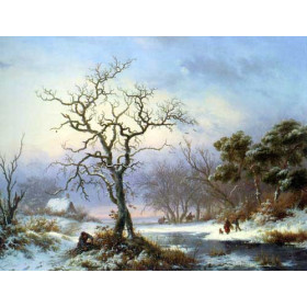 Faggot Gatherers in a Winter Landscape