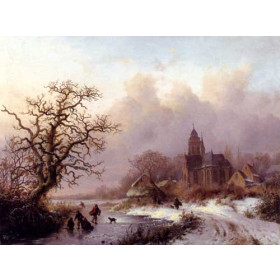 A Frozen Winter Landscape