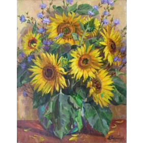 Sunflowers in Vase