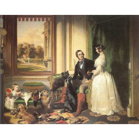 Windsor Castle in Modern Times (Queen Victoria, Prince Albert, and Princess Victoria)