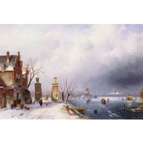 A Sunlit Winter Landscape