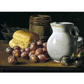 Still Life with Black Figs & Bread