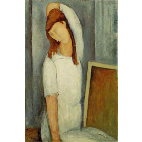 Portrait of Jeanne He buterne (1898 -1920), Common-Law Wife of Amedeo Modigliani