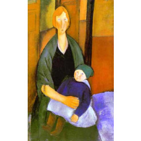 Seated Woman with Child