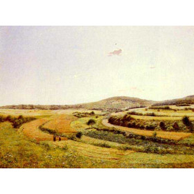 Harvesters In An Extensive Landscape