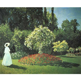 Woman in the Garden(Saint-Adresse)