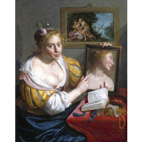 Girl with a Mirror (Allegory of Profane Love)