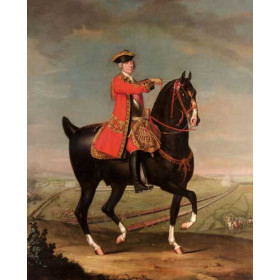 Equestrian Portrait of Field Marshal Sir Jean Louis Ligonier, 1st Earl Ligonier (1705-1770)