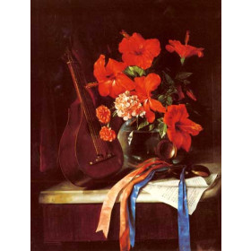 Still Life With Mandolin And Castagnets