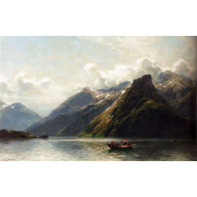 Summer: Fishing On A Norwegian Fjord