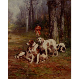 Hunting Dogs At Rest