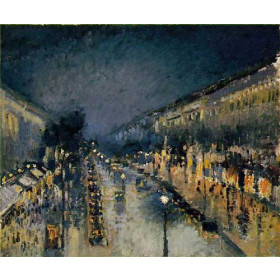 The Boulevard Montmartre at Night