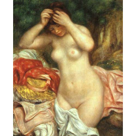 Bather Arranging Her Hair